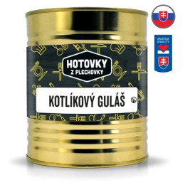Nahrung Hauptspeise Hotovky z plechovky Kesselgulasch 800ml