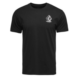 Herren-T-Shirt Black Diamond M Boulder Ss Tee schwarz Black (0002)