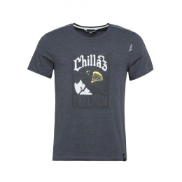 Herren-T-Shirt Chillaz Solstein Freedom schwarz black melange