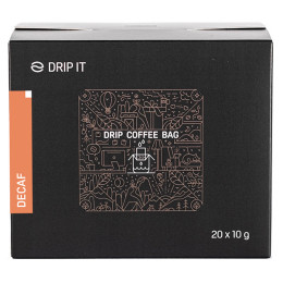 Kaffee Drip it Colombia Huila (Kaffee ohne Kofein) 20 x 10 g braun