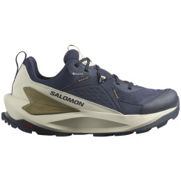 Herrenschuhe Salomon Elixir Gore-Tex dunkelblau Blue Nights / Almond Milk / Gothic Olive