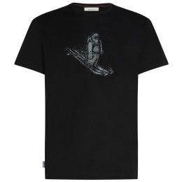 Herren T-Shirt Icebreaker Merino 150 Tech Lite Skiing Yeti schwarz Black