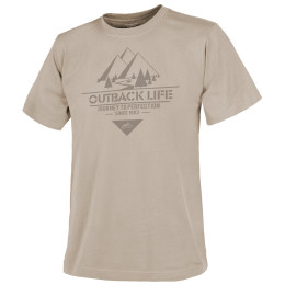 Herren-T-Shirt Helikon-Tex T-Shirt (Outback Life) beige Khaki