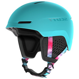 Skihelm Scott Track hellblau CyanBle/Pink