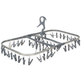 Wäscheständer Bo-Camp Drying carousel foldable 48 grau