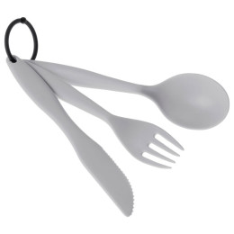 Besteck GSI Outdoors Tekk Cutlery Set grau