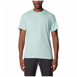 Herren-T-Shirt Columbia Thistletown Hills™ Short Sleeve hellblau Spray Double Dye