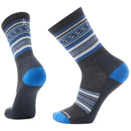 Socken Smartwool Everyday Regarita Crew blau/schwarz Laguna Blue