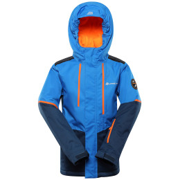 Kinder Winterjacke Alpine Pro Zaribo blau elec. bl. lemonade