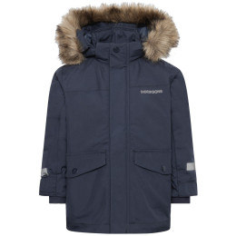 Kinder Winterjacke Didriksons Bjärven Kids Parka 5 Navy dunkelblau Navy