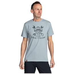 Herren-T-Shirt Kilpi Skully hellgrau light grey