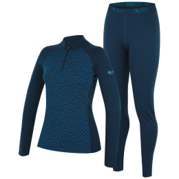 Damen Funktionsset Zulu Merino 240 Zip Long
