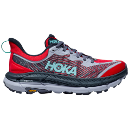 Herren Laufschuhe Hoka Mafate Speed 4 grau/rot Cerise / Stormy Skies