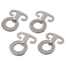 Kleiderhaken-Set Outwell Accessory hooks 4 pcs. silber