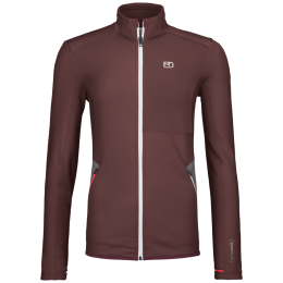 Damen Funktions-Sweatshirt Ortovox Fleece Jacket W rot Winetasting