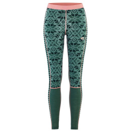 Damen-Leggings Kari Traa Else Pant rosa/grün Murk