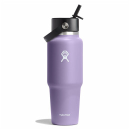 Thermoflasche Hydro Flask Wide Flex Straw Travel Bottle 32 Oz schwarz/lila MOONSHADOW