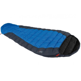 Daunenschlafsack Warmpeace Viking 300 170 cm (2019) blau Ocean/Gray