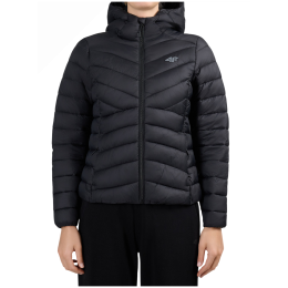 Damen-Winterjacke 4F Down Jacket F0924 schwarz Deep Black