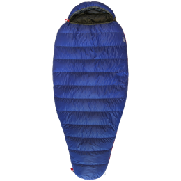 Daunenschlafsack Warmpeace Spacer 600 195 cm blau mid blue/grey/black