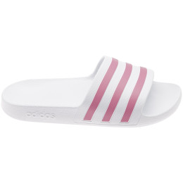 Damenpantoffeln Adidas Adilette Aqua weiß Ftwwht/Roston/Ftwwht