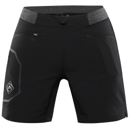 Damenshorts Alpine Pro Zamba schwarz/weiß black