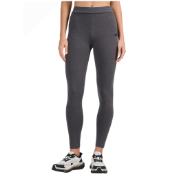Damen-Leggings 4F Tights Cas F307 grau Middle Grey Melange