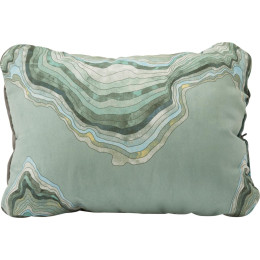 Reisekissen Therm-a-Rest CompPillowCinch SageTopoWave S anthrazit/grün Topo Wave