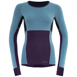 Damen-Funktionsshirt Devold Tuvegga Merino Shirt Wmn blau LILAC