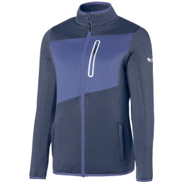 Damen Funktions-Sweatshirt Zulu Hoverla W blau/lila Navy melange/Light Blue