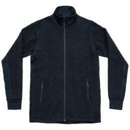 Herren Funktions-Sweatshirt Devold Thermo Wool Jkt Man schwarz Ink
