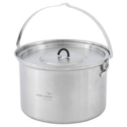 Kessel Easy Camp Campfire Pot 4L silber