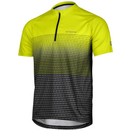 Herren Radtrikot Etape Freetime 2.0 schwarz/gelb limeta/černá