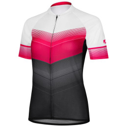 Damen-Radtrikot Etape Violet rosa/rot růžová / černá