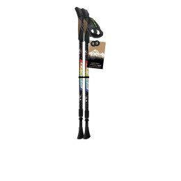 Kinder Nordic-Walking Stöcke Fizan NW Speed Junior schwarz/blau