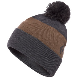 Wintermütze Black Diamond Pom Beanie grau/braun Smoke/Walnut