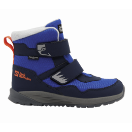 Kinder Winterschuhe Jack Wolfskin Polar Bear-B Texapore Mid Vc K blau/schwarz crisp cobalt