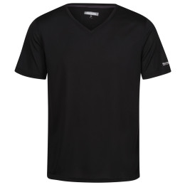 Herren-T-Shirt Regatta Fingal V-Neck schwarz Black