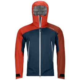 Herrenjacke Ortovox Westalpen 3L Light Jacket M blau/rot deep ocean