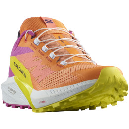 Damen Laufschuhe Salomon Sense Ride 5 orange/gelb Bird Of Paradise / White / Sulphur Spring