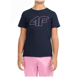 Kinder-T-Shirt 4F Tshirt F3602 Navy dunkelblau Navy