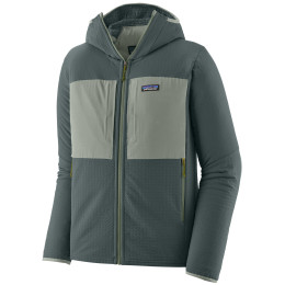Herren Funktions-Sweatshirt Patagonia R2 TechFace Hoody grün Nouveau Green