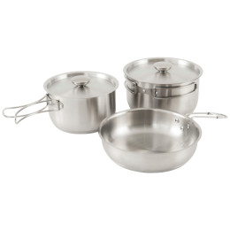 Geschirrset Outwell Supper Set M silber Silver