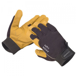 Klettersteig-Handschuhe Camp Axion Light schwarz/gelb