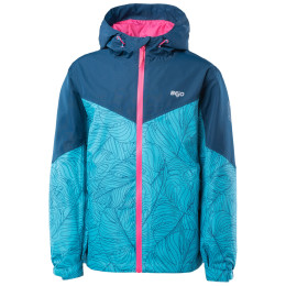 Kinderjacke Bejo Junko Jrg hellblau Giblartar Sea/Philodendron Print