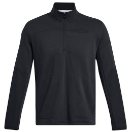 Herren-Rollkragenpullover Under Armour Tac Rival Job Fleece schwarz Black / Black / Black