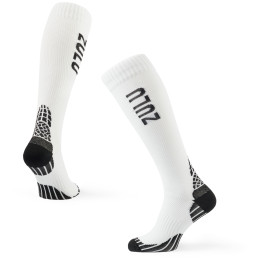 Kompressionsstrümpfe Zulu Run Compression W weiß/schwarz