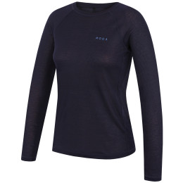 Damen-T-Shirt MOOA Singlebase Active Long blau Navy