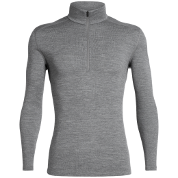 Herren Funktions-Sweatshirt Icebreaker M 260 Tech LS Half Zip grau Gritstone Heather-013