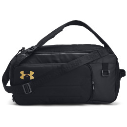 Reisetasche Under Armour Contain Duo SM BP Duffle schwarz Black/Metallic Gold